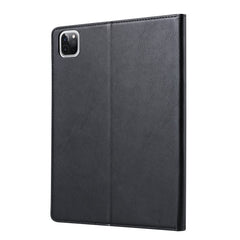 PU Leather Folding Stand Wallet Tablet Back Cover with Pen Holder & Card Holder for iPad Pro 12.9-inch (2021)