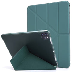 Deformable Stand Leather Tablet Case with Auto Wake/Sleep Function for iPad Pro 12.9-inch (2021)