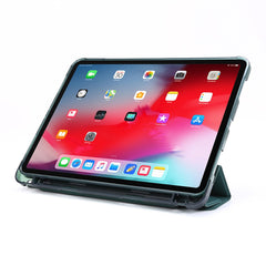 Deformable Stand Leather Tablet Case with Auto Wake/Sleep Function for iPad Pro 12.9-inch (2021)