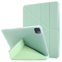 Deformable Stand Leather Tablet Case with Auto Wake/Sleep Function for iPad Pro 12.9-inch (2021)