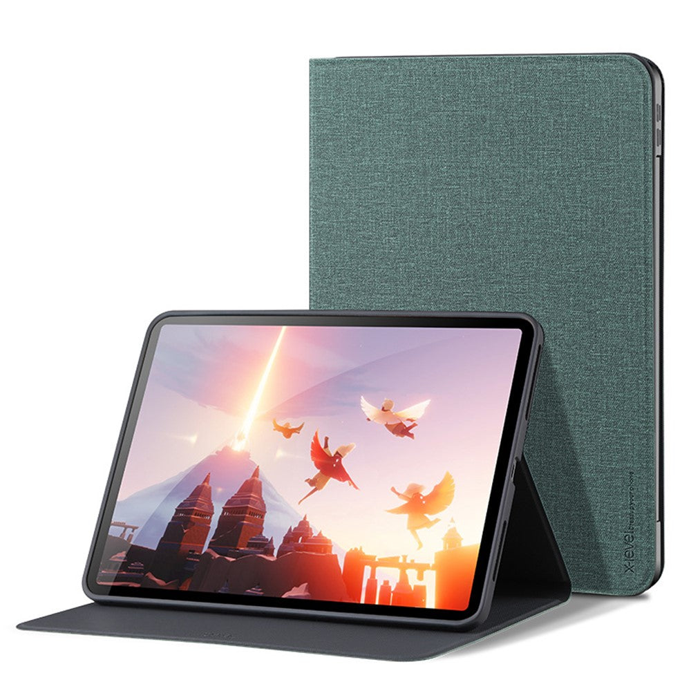 X-LEVEL Canvas Series Cloth Texture Full Protection Leather Tablet Stand Case Cover for iPad Pro 11-inch (2022) /  (2021) / (2020) / (2018)