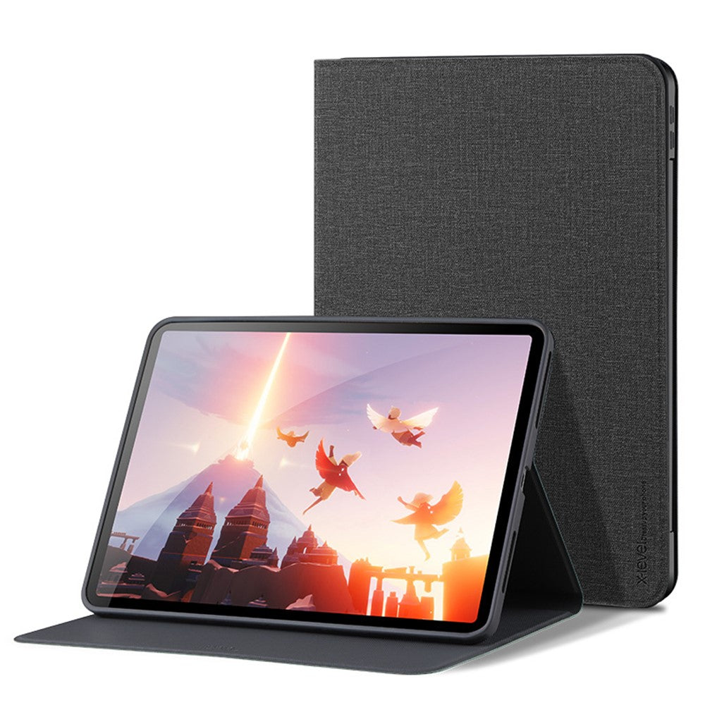 X-LEVEL Canvas Series Cloth Texture Full Protection Leather Tablet Stand Case Cover for iPad Pro 11-inch (2022) /  (2021) / (2020) / (2018)