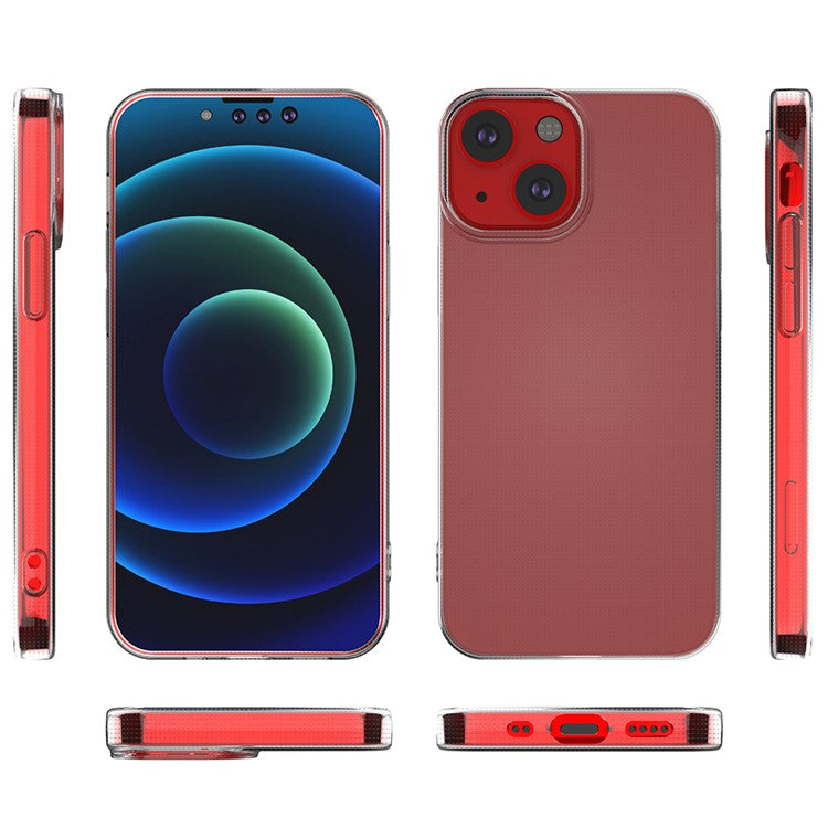 Ultra-Thin TPU Transparent Phone Back Case for iPhone 13 mini 5.4 inch - TechGearPal