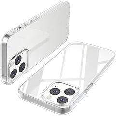 For iPhone 13 6.1 inch Soft TPU Crystal Transparent Anti-fingerprint Shockproof Protective Cover - TechGearPal