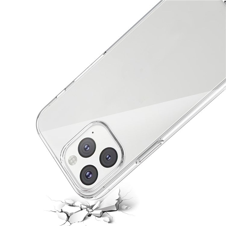 For iPhone 13 6.1 inch Soft TPU Crystal Transparent Anti-fingerprint Shockproof Protective Cover - TechGearPal