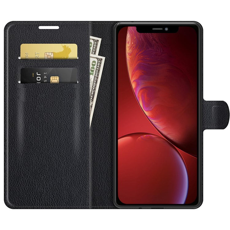 Full Protective Litchi Skin Leather Wallet Case Mobile Phone Stand Case Cover for iPhone 13 mini 5.4 inch - TechGearPal
