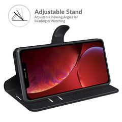 Full Protective Litchi Skin Leather Wallet Case Mobile Phone Stand Case Cover for iPhone 13 mini 5.4 inch - TechGearPal