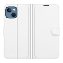 Full Protective Litchi Skin Leather Wallet Case Mobile Phone Stand Case Cover for iPhone 13 mini 5.4 inch - TechGearPal
