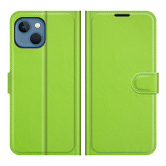 Full Protective Litchi Skin Leather Wallet Case Mobile Phone Stand Case Cover for iPhone 13 mini 5.4 inch - TechGearPal