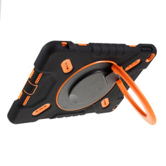 PEPKOO 360° Rotary Kickstand PC + Silicone Combo Support Tablet Cover for iPad 10.2 (2021)/(2020)/(2019)/Air 10.5 inch (2019)