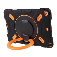PEPKOO 360° Rotary Kickstand PC + Silicone Combo Support Tablet Cover for iPad 10.2 (2021)/(2020)/(2019)/Air 10.5 inch (2019)