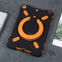 PEPKOO 360° Rotary Kickstand PC + Silicone Combo Support Tablet Cover for iPad 10.2 (2021)/(2020)/(2019)/Air 10.5 inch (2019)