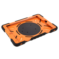 PEPKOO 360° Rotary Kickstand PC + Silicone Combo Support Tablet Cover for iPad 10.2 (2021)/(2020)/(2019)/Air 10.5 inch (2019)
