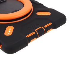 PEPKOO 360° Rotary Kickstand PC + Silicone Combo Support Tablet Cover for iPad 10.2 (2021)/(2020)/(2019)/Air 10.5 inch (2019)