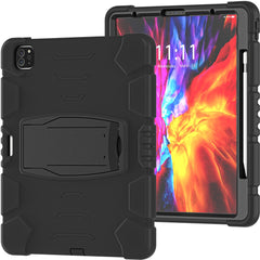King Kong Series Shockproof 3 Layers Full Body Protection Cover with Magnetic Pencil Holder for iPad Pro 12.9 (2022) / (2021) / (2020) / (2018)