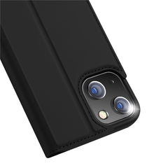DUX DUCIS Skin Pro Series Folio Flip Card Holder Design Leather Cover Case with Stand for iPhone 13 6.1 inc - TechGearPal