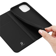 DUX DUCIS Skin Pro Series Folio Flip Card Holder Design Leather Cover Case with Stand for iPhone 13 6.1 inc - TechGearPal