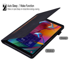 Business Style Wallet Stand Leather Tablet Cover with Front Pocket for iPad Air 13 (2025) / (2024) / Pro 12.9 (2022) / (2021) / (2020)