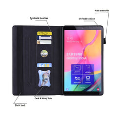 Business Style Wallet Stand Leather Tablet Cover with Front Pocket for iPad Air 13 (2025) / (2024) / Pro 12.9 (2022) / (2021) / (2020)