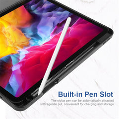ENKAY HAT PRINCE Tri-fold Stand Auto Wake / Sleep PU Leather Tablet Case with Pen Slot for iPad Pro 11 (2022) /  (2021) / (2020)