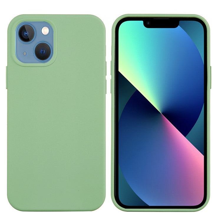 For iPhone 13 mini Liquid Silicone Phone Protective Case Back Shell - TechGearPal