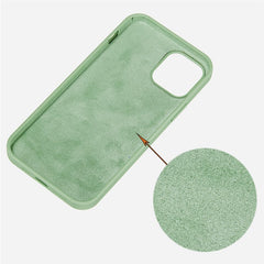 For iPhone 13 mini Liquid Silicone Phone Protective Case Back Shell - TechGearPal