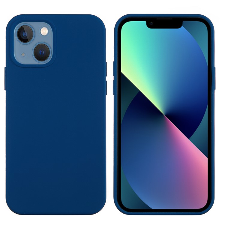 For iPhone 13 mini Liquid Silicone Phone Protective Case Back Shell - TechGearPal