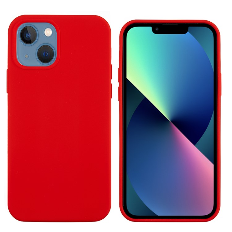 For iPhone 13 mini Liquid Silicone Phone Protective Case Back Shell - TechGearPal