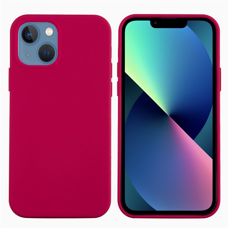 For iPhone 13 mini Liquid Silicone Phone Protective Case Back Shell - TechGearPal