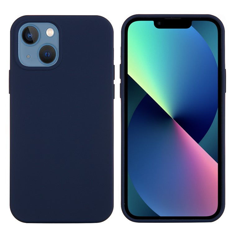 For iPhone 13 mini Liquid Silicone Phone Protective Case Back Shell - TechGearPal