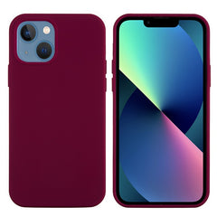 For iPhone 13 mini Liquid Silicone Phone Protective Case Back Shell - TechGearPal