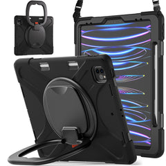 Étui hybride portable avec fonction magnétique et béquille pivotante à 360° pour iPad Pro 12,9 pouces (2022) / (2021) / (2020) / (2018) 