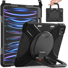 Étui hybride portable avec fonction magnétique et béquille pivotante à 360° pour iPad Pro 12,9 pouces (2022) / (2021) / (2020) / (2018) 