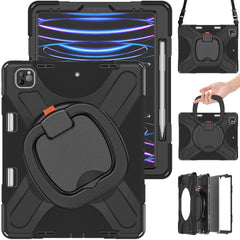 Étui hybride portable avec fonction magnétique et béquille pivotante à 360° pour iPad Pro 12,9 pouces (2022) / (2021) / (2020) / (2018) 