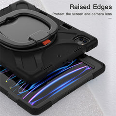 Magnetic-Absorbed Pen Slot Design Hybrid Tablet Cover with 360° Swivel Kickstand Case for iPad Pro 12.9 inch (2022) / (2021) / (2020) / (2018)