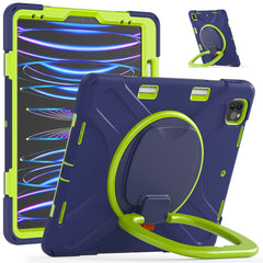 Magnetic-Absorbed Pen Slot Design Hybrid Tablet Cover with 360° Swivel Kickstand Case for iPad Pro 12.9 inch (2022) / (2021) / (2020) / (2018)