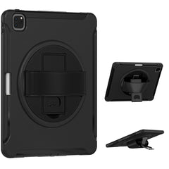 For iPad Air 13 (2025) / (2024) / Pro 12.9-inch (2021) 360° Rotary Kickstand PC + TPU Tablet Case with Magnetic-Absorbing Pen Slot