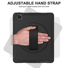 For iPad Air 13 (2025) / (2024) / Pro 12.9-inch (2021) 360° Rotary Kickstand PC + TPU Tablet Case with Magnetic-Absorbing Pen Slot