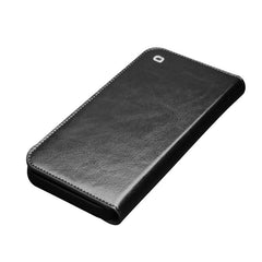 QIALINO For iPhone 13 mini 5.4 inch Top Layer Cowhide Leather All-round Protection Phone Case Stand Shell with Walle - TechGearPal