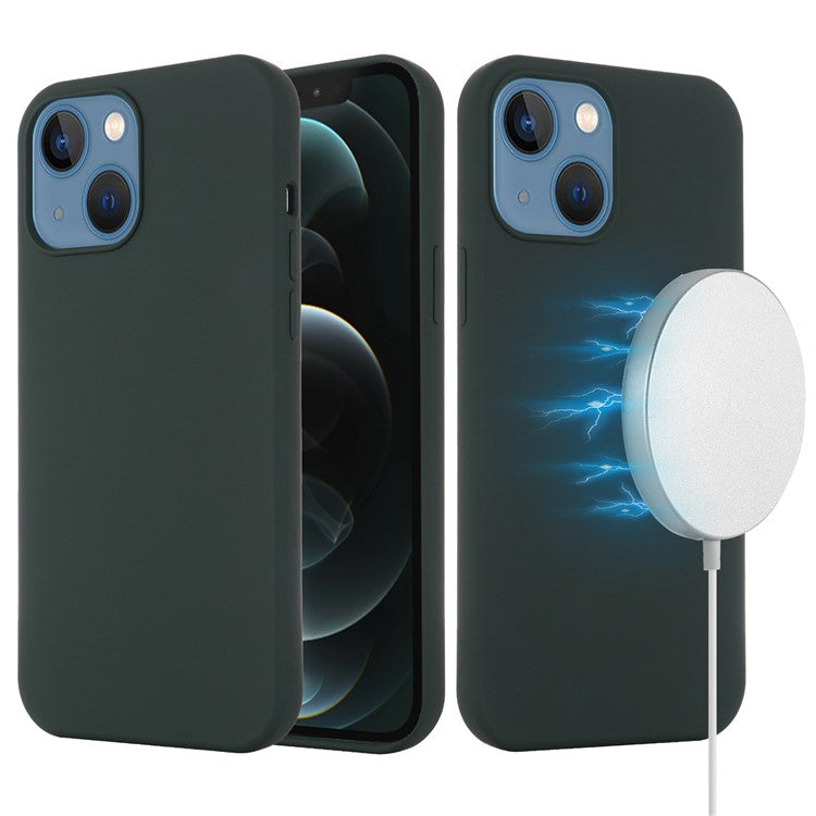 For iPhone 13 Cover Compatible with MagSafe Liquid Silicone Phone Cas - TechGearPal