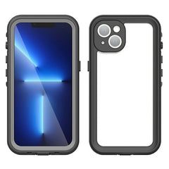 REDPEPPER Dot+ Series IP68 Waterproof IP6X Dustproof Drop-Proof Transparent Back Phone Case for iPhone 13 6.1 inc - TechGearPal