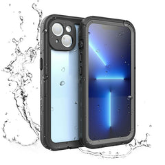 REDPEPPER Dot+ Series IP68 Waterproof IP6X Dustproof Drop-Proof Transparent Back Phone Case for iPhone 13 6.1 inc - TechGearPal