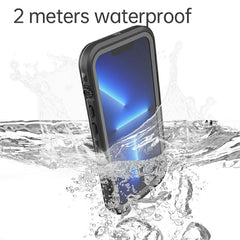 REDPEPPER Dot+ Series IP68 Waterproof IP6X Dustproof Drop-Proof Transparent Back Phone Case for iPhone 13 6.1 inc - TechGearPal