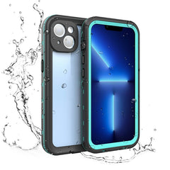 REDPEPPER Dot+ Series IP68 Waterproof IP6X Dustproof Drop-Proof Transparent Back Phone Case for iPhone 13 6.1 inc - TechGearPal