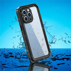 REDPEPPER Dot+ Series Anti-Fall Transparent Back IP68 Waterproof IP6X Dustproof Hybrid Phone Case for iPhone 13 Pro 6.1 inc - TechGearPal