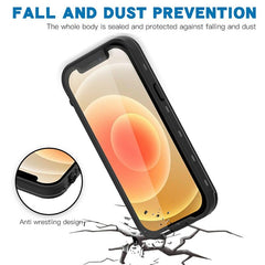 REDPEPPER Dot+ Series Transparent Back IP68 Waterproof IP6X Dustproof PC+TPU+PET Phone Case for iPhone 13 mini 5.4 inc - TechGearPal