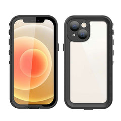 REDPEPPER Dot+ Series Transparent Back IP68 Waterproof IP6X Dustproof PC+TPU+PET Phone Case for iPhone 13 mini 5.4 inc - TechGearPal