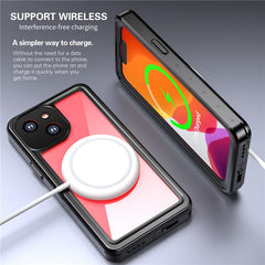 REDPEPPER PRO Series For iPhone 13 mini Drop-Proof IP68 Waterproof Cover Transparent Back Phone Case - TechGearPal
