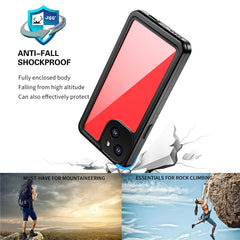 REDPEPPER PRO Series For iPhone 13 mini Drop-Proof IP68 Waterproof Cover Transparent Back Phone Case - TechGearPal