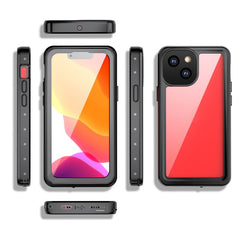 REDPEPPER PRO Series For iPhone 13 mini Drop-Proof IP68 Waterproof Cover Transparent Back Phone Case - TechGearPal